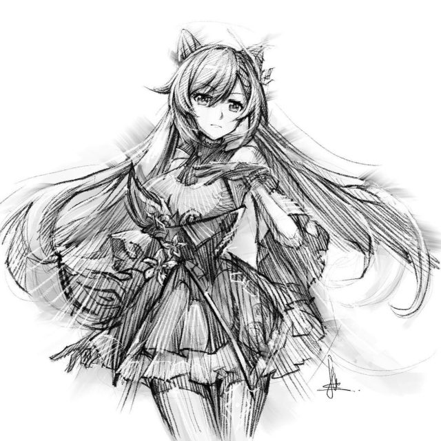 keqing_sketch